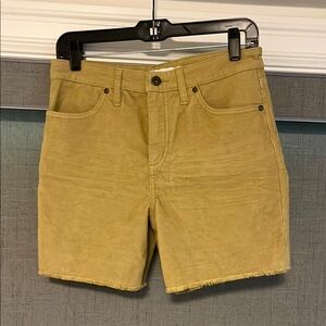 Carve Designs Tan Jean Shorts Raw Hem